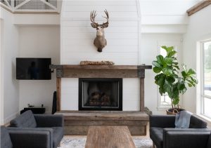 Interior of a suburban country home